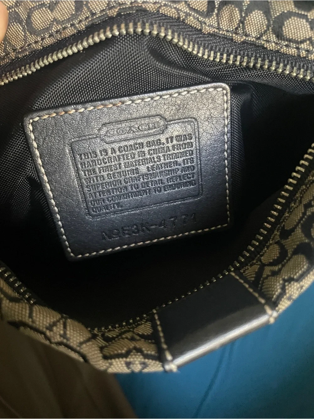 Coach stylish black